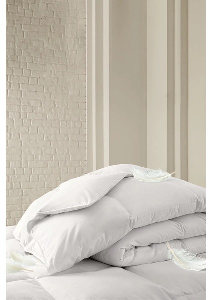 %100 Kaz Tüyü Yorgan Çift Kişilik 195X215 cm , Otel ve Ev Kullanımına Uygun , fiyatları
