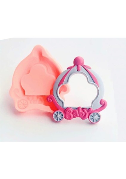 Baby Bal Kabağı Fayton Çerçeve 10CM Silikon Kalıp K-115