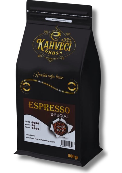 Espresso Kahve Espresso Specıel Kahve 1 kg %100 Arabica