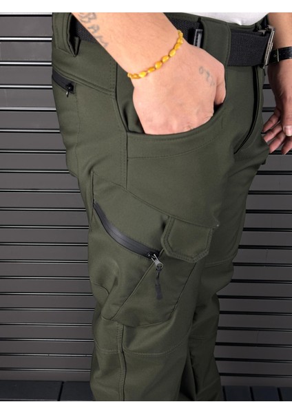 Taktikal Outdoor Kargocep Cargocep Içipolarlı 7cepli Softjel Sıvı ve Rüzgar Geçirmez Kışlık Pantolon fiyatları