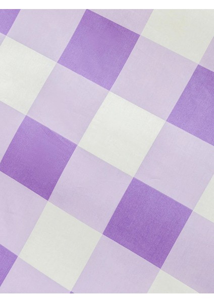 Lcw Home Lila Ekose Desenli Çift Kişilik Nevresim Seti 200X220 cm fiyatları