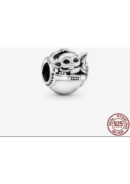 Starwars Usta Yoda Charm 925 Ayar Gümüş fiyatları