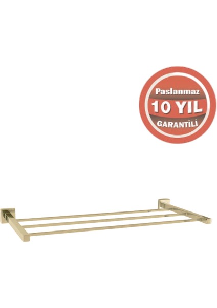 Paslanmaz Pirinç Tamay Havluluk Düz 50CM Altın Sarı Gold modelleri