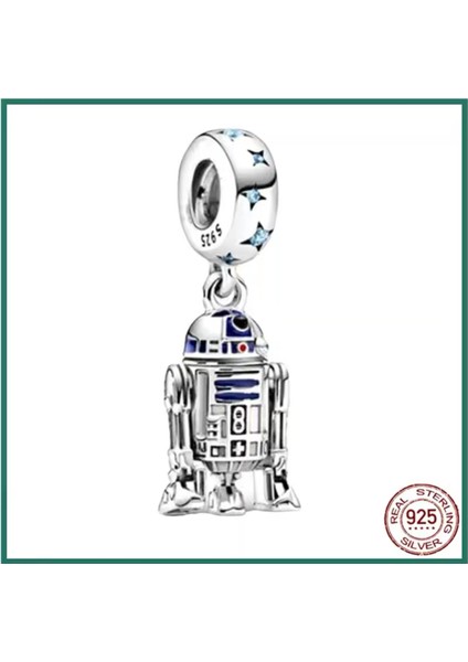 Star Wars R2 - D2 Droid Charm 925 Ayar Gümüş fiyatları