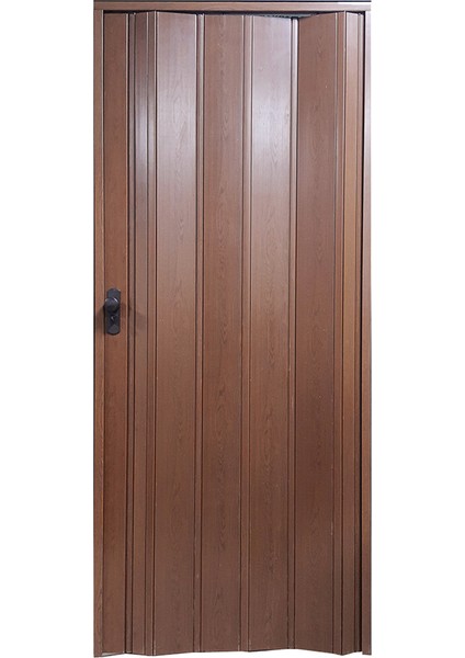 Ceviz Renkli Camsız 12 mm - En 87 cm Akordiyon Kapı