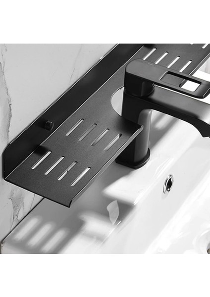 Metal Banyo Mutfak Düzenleyici Mutfak Organizer Şampuan Rafı 40 cm