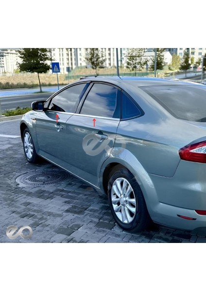 Ford Mondeo Krom Cam Çıtası 4 Parca 2008-2015 Paslanmaz Çelik