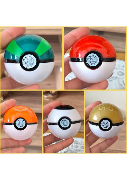 Pokemon Topu ve Pokemon Figür 1 Adet . Poketopu ve Pokemon Figür , Pokeball Poketop