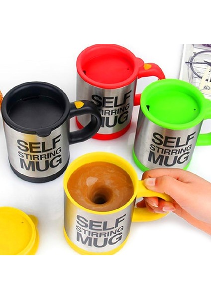 Karıştırıcı Özellikli Mikser Kupa Bardak Self Stirring Mug (4835)
