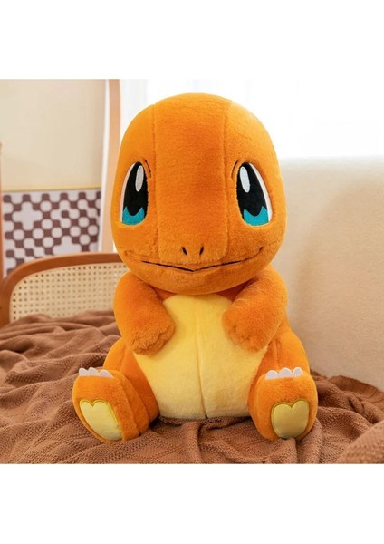 Charmander Peluş Oyuncak Büyük ve Tüylü Pokemon Peluş Oyuncak 30CM