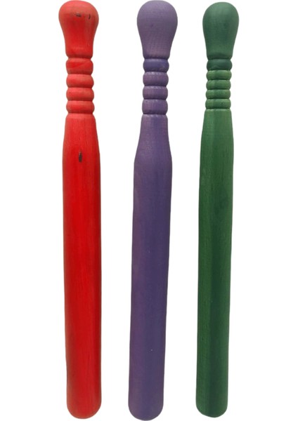 Gürgen Beyzbol Sopası Boyalı Kısa - 50CM (4835)