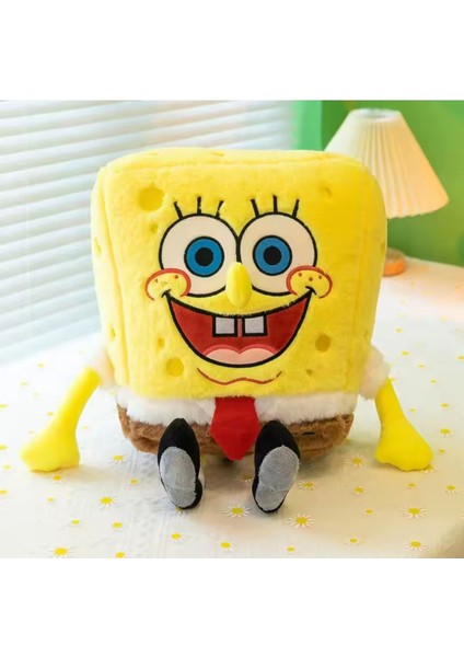 Sünger Bob Peluş Oyuncak Kawaii Uyku Arkadaşı 35CM Yeni Stil Sünger Bob Serisi