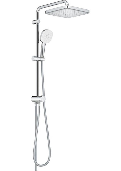 Tempesta System 250 Cube Duvar Bağlantılı, Divertörlü Duş Sistemi - 26977001