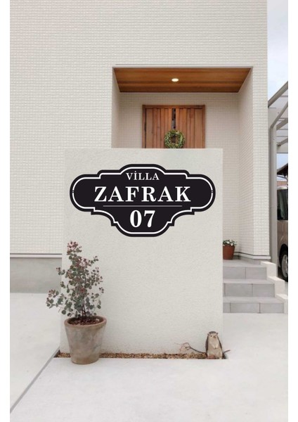 Villa - Daire - Apartman Tabelası Kapı No 60 x 30 cm Alüminyum Kompozit fırsatları