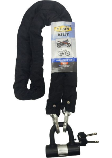 Zincirli Motorsiklet Kilit 10MMX150CM (4835)