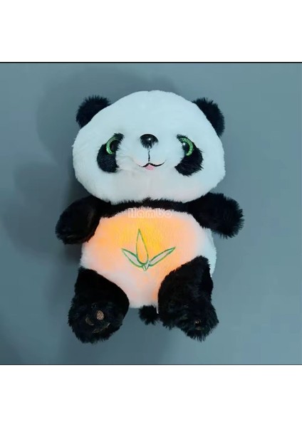 Nefes Alan Panda Peluş Oyuncak Uyku Arkadaşı Müzikli Işıklı Nefes Alıp Veren Peluş