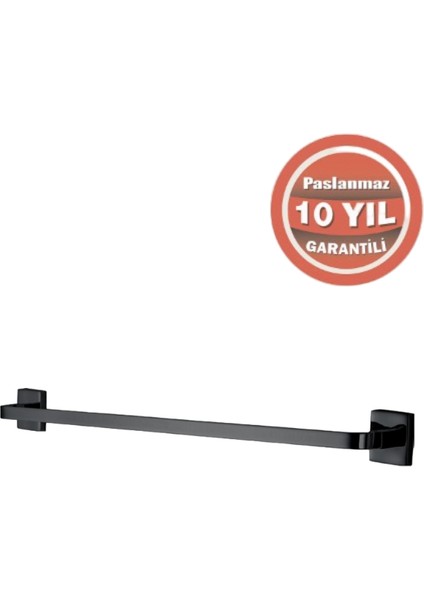 Paslanmaz Pirinç Tamay Havluluk 50CM Mat Siyah
