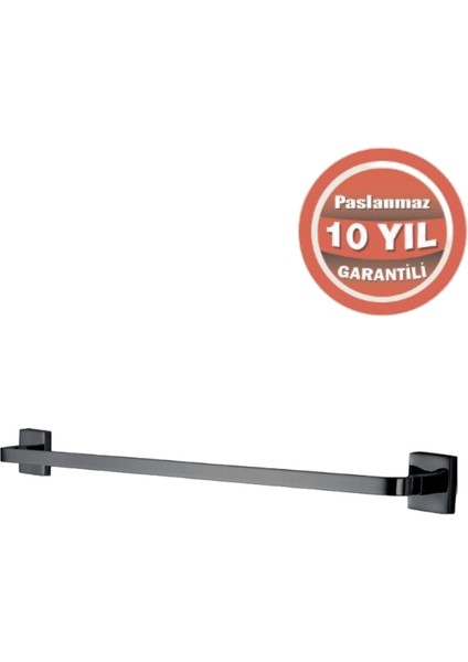 Paslanmaz Pirinç Tamay Havluluk 40CM Mat Siyah