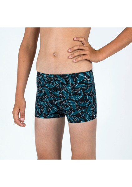 Nabaiji çocuk boxer mayo - turkuaz - 500 fıtıb