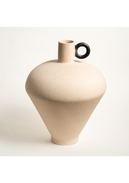 Lızbon Earthenware Vazo 31 x 31 x 39 cm Bej