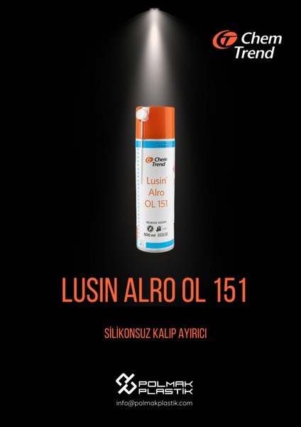 ALRO OL 151 Termoplastik Reçinelerin İşlenmesi için Silikonsuz Çok Amaçlı Kalıp Ayırıcı