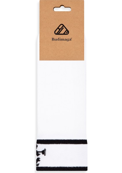 2'li Paket Cadı Logolu Kadın Basic Tenis Spor Soket Çorap Beyaz-Bej modelleri