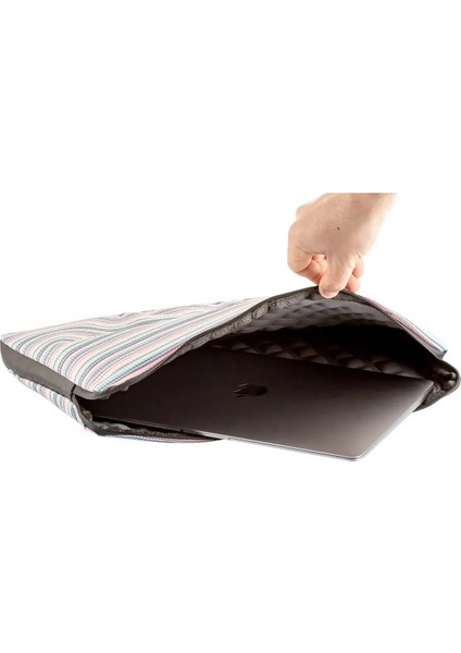 Notebook Laptop Macbook Çantası 13"-13.6" Inç - 800-DÜZ Çizgi Desenli