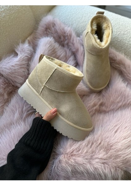 Betty Içi Tüylü Yünlü Kalın Tabanlı Kadın Bot fiyatları
