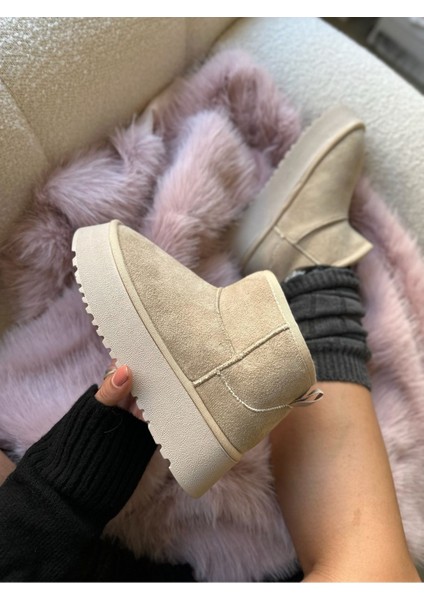 Betty Içi Tüylü Yünlü Kalın Tabanlı Kadın Bot fırsatları