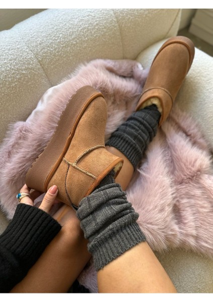 Betty Içi Tüylü Yünlü Kalın Tabanlı Kadın Bot modelleri