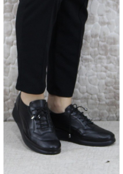 3224 Comfort Lastik Bağçıklı Yumuşak Deri Kadın Ayakkabı fiyatları