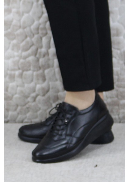 3224 Comfort Lastik Bağçıklı Yumuşak Deri Kadın Ayakkabı modelleri