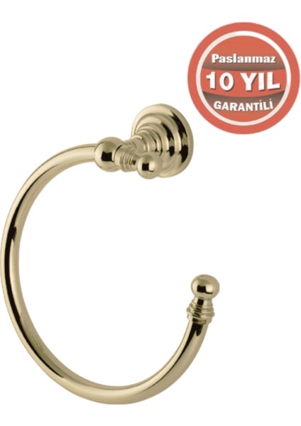 Paslanmaz Pirinç Ottoman Yuvarlak Havluluk Altın Sarı Gold modelleri