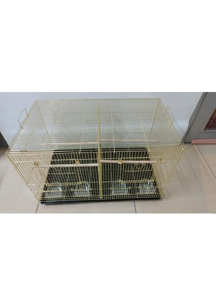 Çifthane Kafes 77x46x46 cm Pirinç Renk modelleri