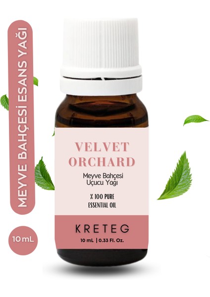 Velvet Orchard Esansiyel Uçucu Yağ Buhurdanlık Yağı Hava Nemlendiri Aroma Difizörü Kokusu Esans