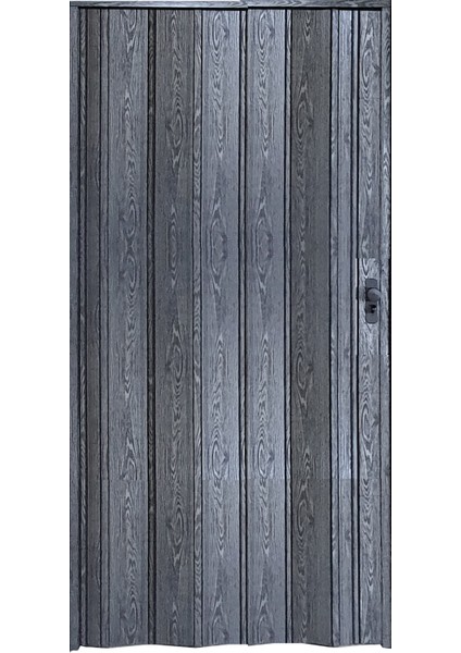 Antrasit Renkli Camsız 12 mm - En 102 cm Akordiyon Kapı