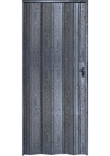 Antrasit Renkli Camsız 12 mm - En 87 cm Akordiyon Kapı