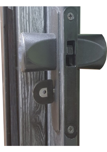 Antrasit Renkli Camsız 12 mm - En 87 cm Akordiyon Kapı modelleri