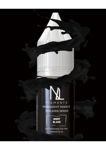 Nl Pigment Kalıcı Makyaj Boyası - Night Black