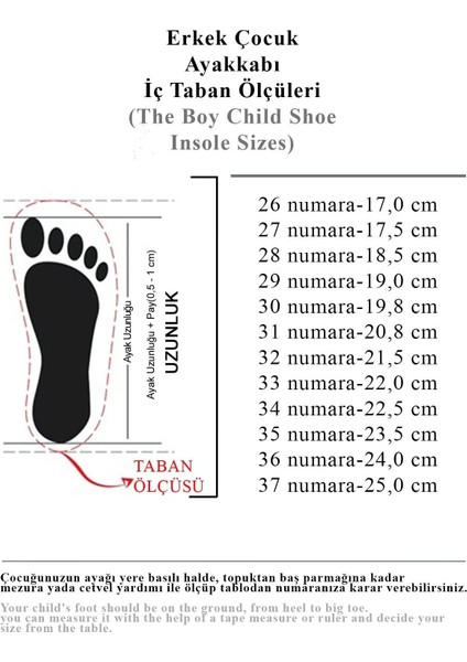Erkek Çocuk Günlük Klasik Ayakkabı MSFK1345 modelleri