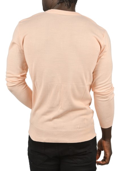Slim Fit V Yaka Basic Triko Ince Kazak 2505494