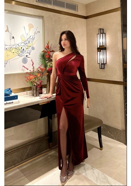 Bordo Elbise modelleri