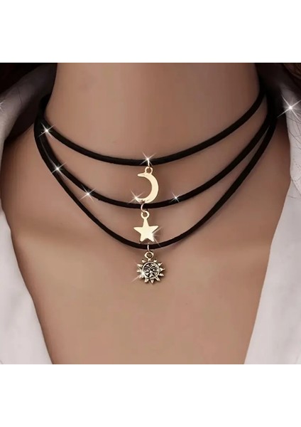 Gökyüzü Esintisi Vintage 3’lü Kolye Seti