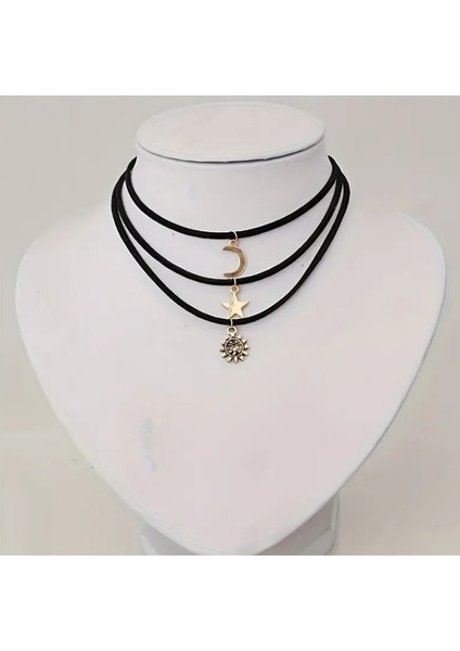 Gökyüzü Esintisi Vintage 3’lü Kolye Seti modelleri