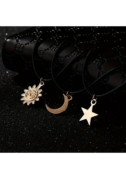 Gökyüzü Esintisi Vintage 3’lü Kolye Seti fırsatları