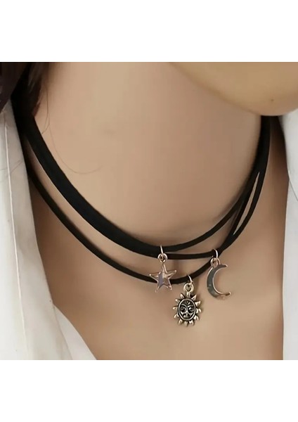 Gökyüzü Esintisi Vintage 3’lü Kolye Seti indirimleri