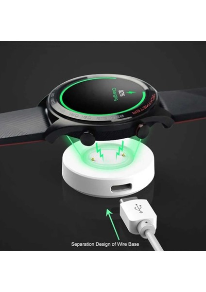 Huawei Watch Gt 2e Uyumlu Manyetik USB Şarj Kablosu 1 Metre fırsatları