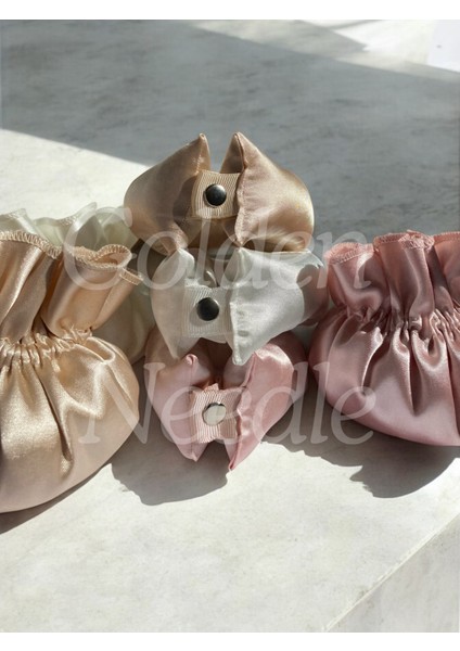 Saten Çıtçıtlı Bigudi Sosisi Isısız Saç Şekillendirici Pudra Pembe 3 Saç Bigudisi ve Saklama Çantası indirimleri