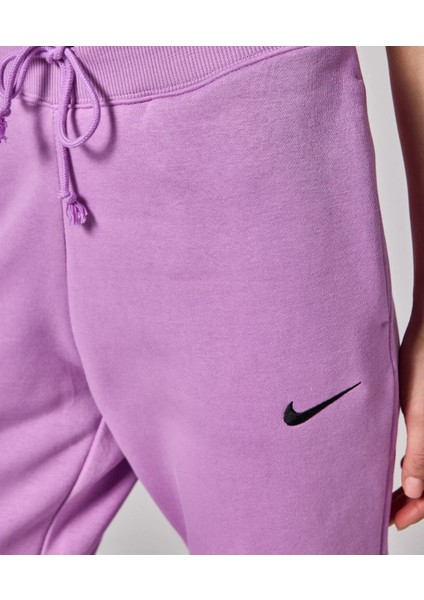 Sportswear Phoenix Fleece Yüksek Belli Polar Kadın Mor Eşofman Altı FD0893 indirimleri