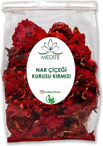 Nar Çiçeği Kurusu Kırmızı 50 gr